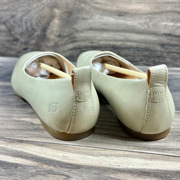 Born | Shoes | Nib Born Beca 8m Leather Ballet Flats Light  NIB Born Beca 8M Leather Ballet Flats Light Green